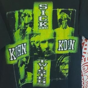 Vintage KORN  concert shirt size L